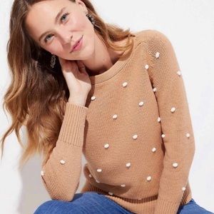 Loft Bobble Stitch Sweater